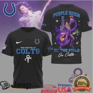 Prince Purple Reign Indianapolis Colts Football Tribute T Shirt