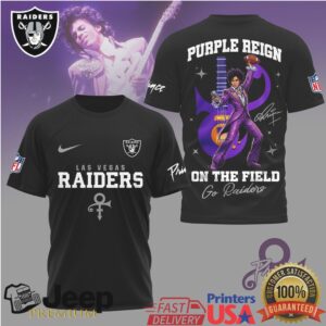Prince Purple Reign Las Vegas Raiders Football Tribute T Shirt