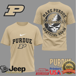 Purdue Boilermakers Official NCAA Grateful Game Day 3D Shirt