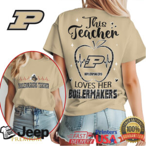 Purdue Boilermakers Official Teacher Appreciation Month Women's Shirt