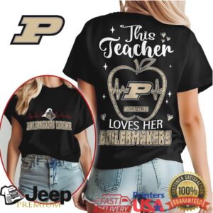 Purdue Boilermakers Official Teacher Appreciation Month Women's Shirt