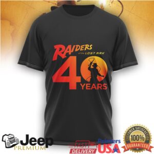 Raiders of the Lost Ark 40 Years Anniversary Indiana Jones Graphic Tee