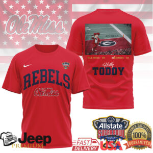 Ole Miss Rebels Official NCAA CFB Quarterfinal Game Winners 3D Shirt Ole Miss Rebels Official NCAA CFB Quarterfinal Game Winners 3D Shirt