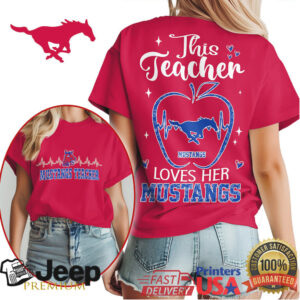 SMU Mustangs Official Teacher Appreciation Month Women's Shirt