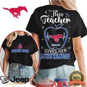 SMU Mustangs Official Teacher Appreciation Month Women's Shirt