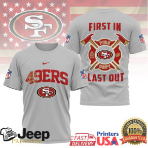 San Francisco 49Ers Firefighter Service Graphic Tee San Francisco 49Ers Firefighter Service Graphic Tee