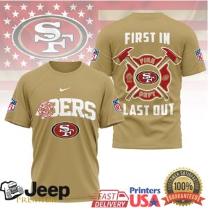 San Francisco 49Ers Firefighter Service Graphic Tee