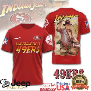 San Francisco 49Ers Indiana Jones Mashup T Shirt