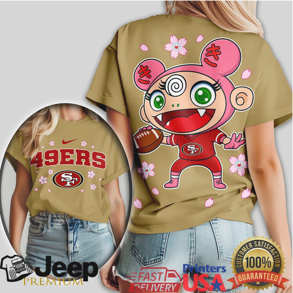 San Francisco 49Ers Murakami Style Character Tshirt San Francisco 49Ers Murakami Style Character Tshirt