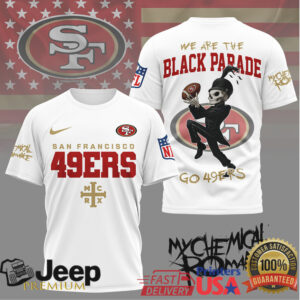 San Francisco 49Ers My Chemical Romance Black Parade T Shirt San Francisco 49Ers My Chemical Romance Black Parade T Shirt