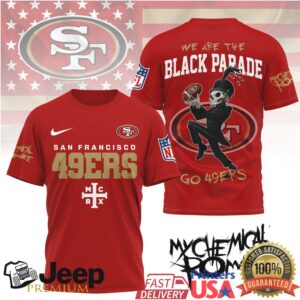 San Francisco 49Ers My Chemical Romance Black Parade T Shirt