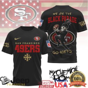 San Francisco 49Ers My Chemical Romance Black Parade T Shirt