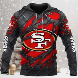 San Francisco 49ers Black Metal 2026 Official Hoodie