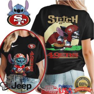 San Francisco 49ers NFL Stitch Charging 3D Shirt