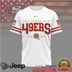San Francisco 49ers Official NFL Heritage 3D Shirt