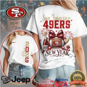 San Francisco 49ers Official NFL New Year New Game 3D Shirt