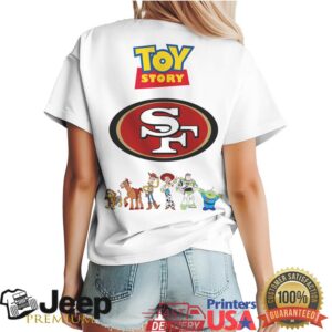 San Francisco 49ers x Toy Story Mashup Woody & Buzz Fan T Shirt