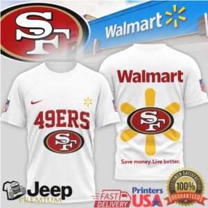 San Francisco 49ers x Walmart “Save Money Live Better” Performance T Shirt