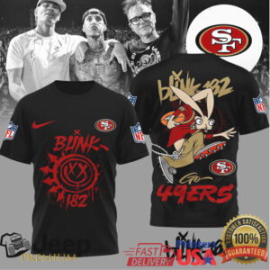 San Francisco 49ersOfficial NFL Blink 182 3D Shirt San Francisco 49ersOfficial NFL Blink 182 3D Shirt