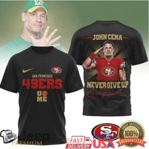 San Francisco 49ersOfficial NFL John Cena Fan 3D Shirt