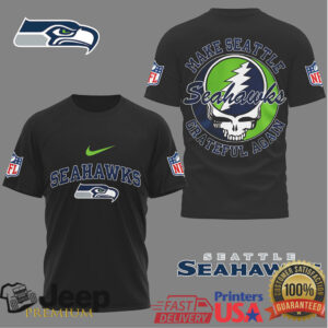 Seattle Seahawks Make Seattle Grateful Again Skull T Shirt Seattle Seahawks Make Seattle Grateful Again Skull T Shirt