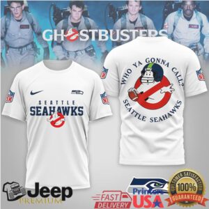 Seattle Seahawks Official NFL Ghostbusters 3D Shirt Seattle Seahawks Official NFL Ghostbusters 3D Shirt