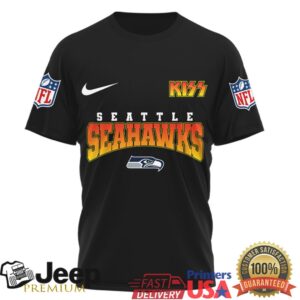 Seattle Seahawks Official NFL Kiss Band 3D Shirt
