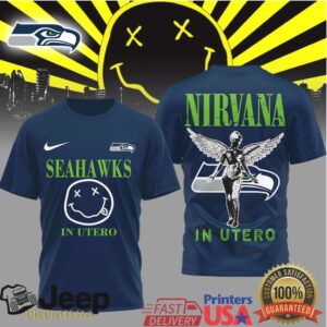 Seattle Seahawks Official NFL Nirvana Fan 3D Shirt