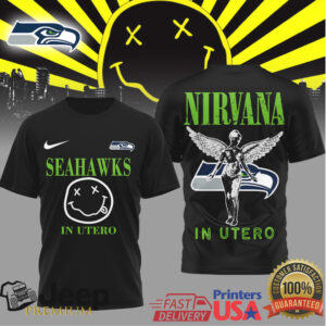 Seattle Seahawks Official NFL Nirvana Fan 3D Shirt