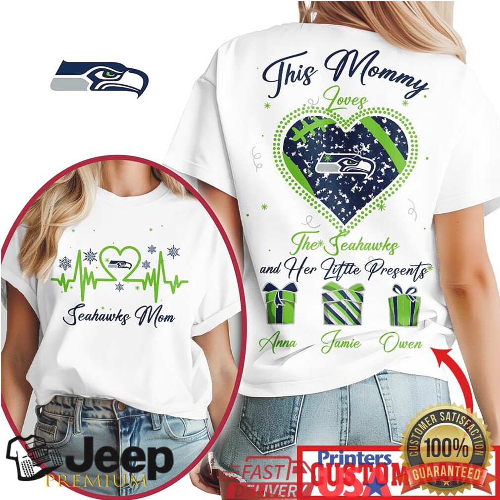 Seattle Seahawks Official NFL Personalized Football Mom T shirt Seattle Seahawks Official NFL Personalized Football Mom T shirt