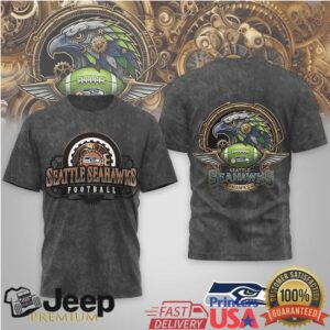 Seattle Seahawks Official NFL Steampunk T shirt