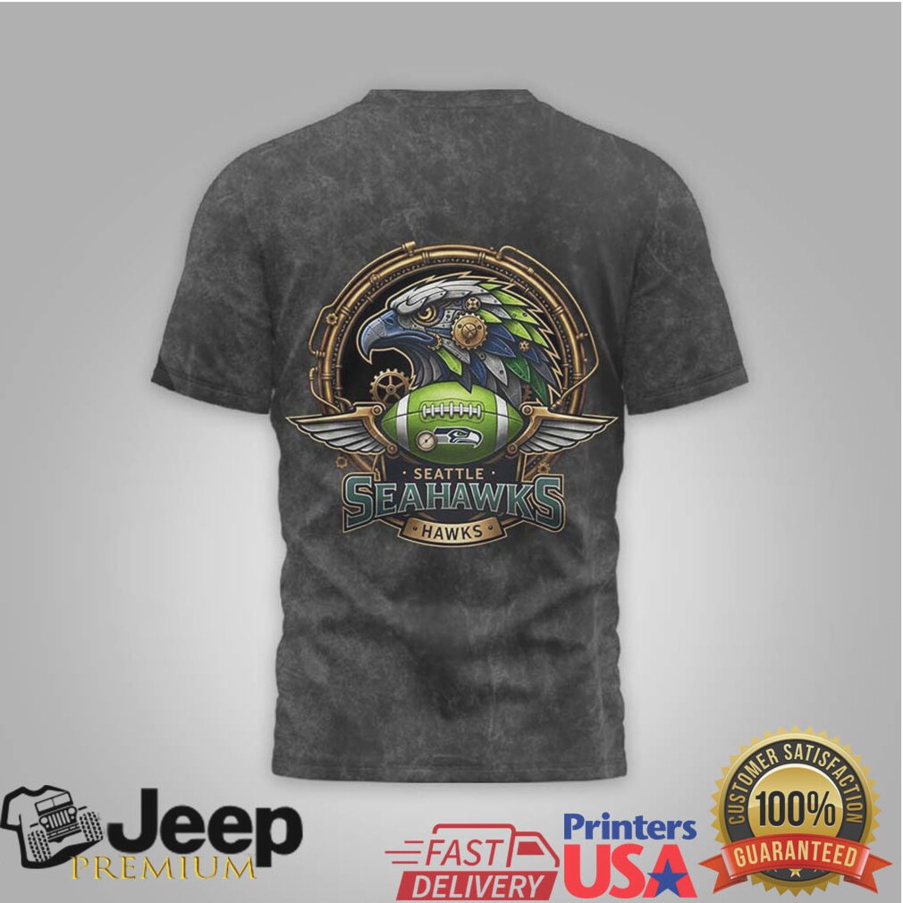 Seattle Seahawks Official NFL Steampunk T shirt Seattle Seahawks Official NFL Steampunk T shirt