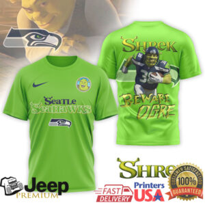 Seattle Seahawks Shrek Beware Ogre Nfl Shirt Design Seattle Seahawks Shrek Beware Ogre Nfl Shirt Design
