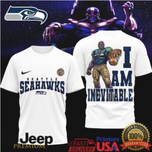 Seattle Seahawks Thanos I Am Inevitable T Shirt