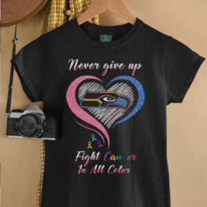 Seattle Seahawks We Believe in Miracles Fight Cancer in All Colors T Shirt Seattle Seahawks We Believe in Miracles Fight Cancer in All Colors T Shirt