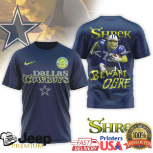 Shrek Beware Ogre X Dallas Cowboys Nfl Mashup T Shirt Shrek Beware Ogre X Dallas Cowboys Nfl Mashup T Shirt
