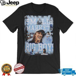 Small Market, Big Boys Jacksonville Jaguars Trevor Lawrence & OL Tribute T Shirt