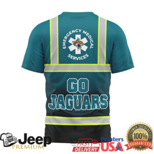 Jacksonville Jaguars Official NFL National EMT & Paramedic Day 3D Shirt