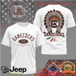 South Carolina Gamecocks Official NCAA Native American Heritage Month 3D Shirt