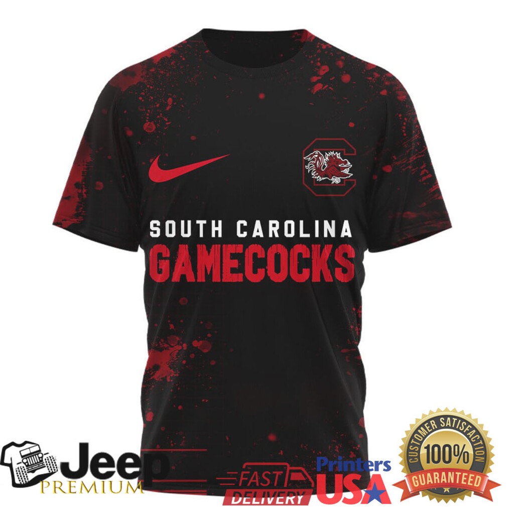 South Carolina Gamecocks Official NCAA Skeleton Halloween 3D Shirt South Carolina Gamecocks Official NCAA Skeleton Halloween 3D Shirt