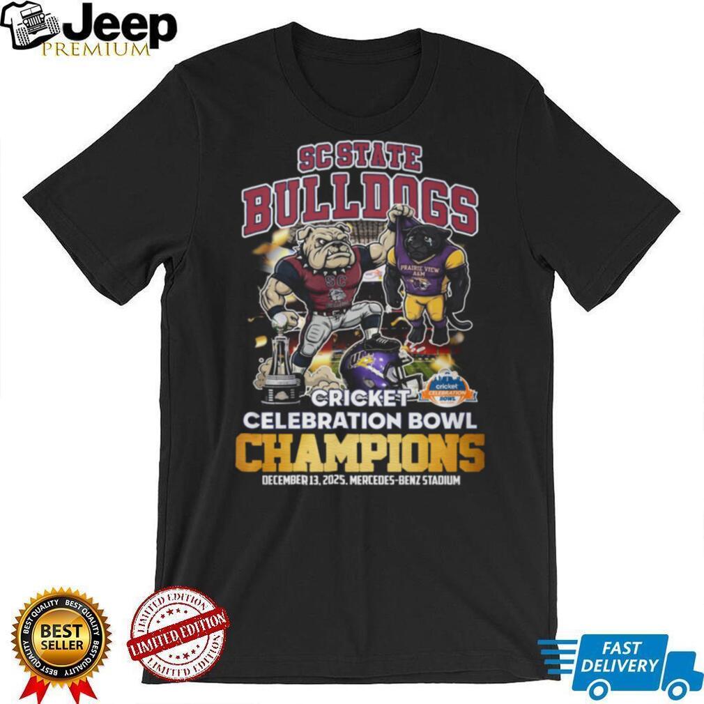 South Carolina State Football 2025 2026 HBCU National Champions Mascot T Shirt South Carolina State Football 2025 2026 HBCU National Champions Mascot T Shirt