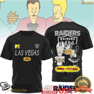 Las Vegas Raiders Official NFL Funny Beavis and Butt Head Shirt