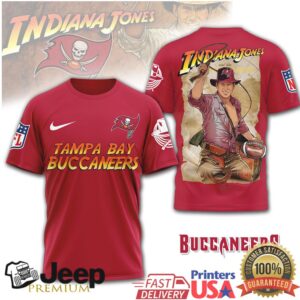 Tampa Bay Buccaneers Indiana Jones Nfl Vintage Movie Style Shirt
