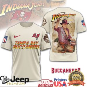 Tampa Bay Buccaneers Indiana Jones Nfl Vintage Movie Style Shirt