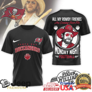 Tampa Bay Buccaneers Official NFL Hank Williams Jr. 3D Shirt Tampa Bay Buccaneers Official NFL Hank Williams Jr. 3D Shirt