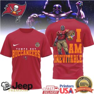 Tampa Bay Buccaneers Thanos Inevitable Tshirt