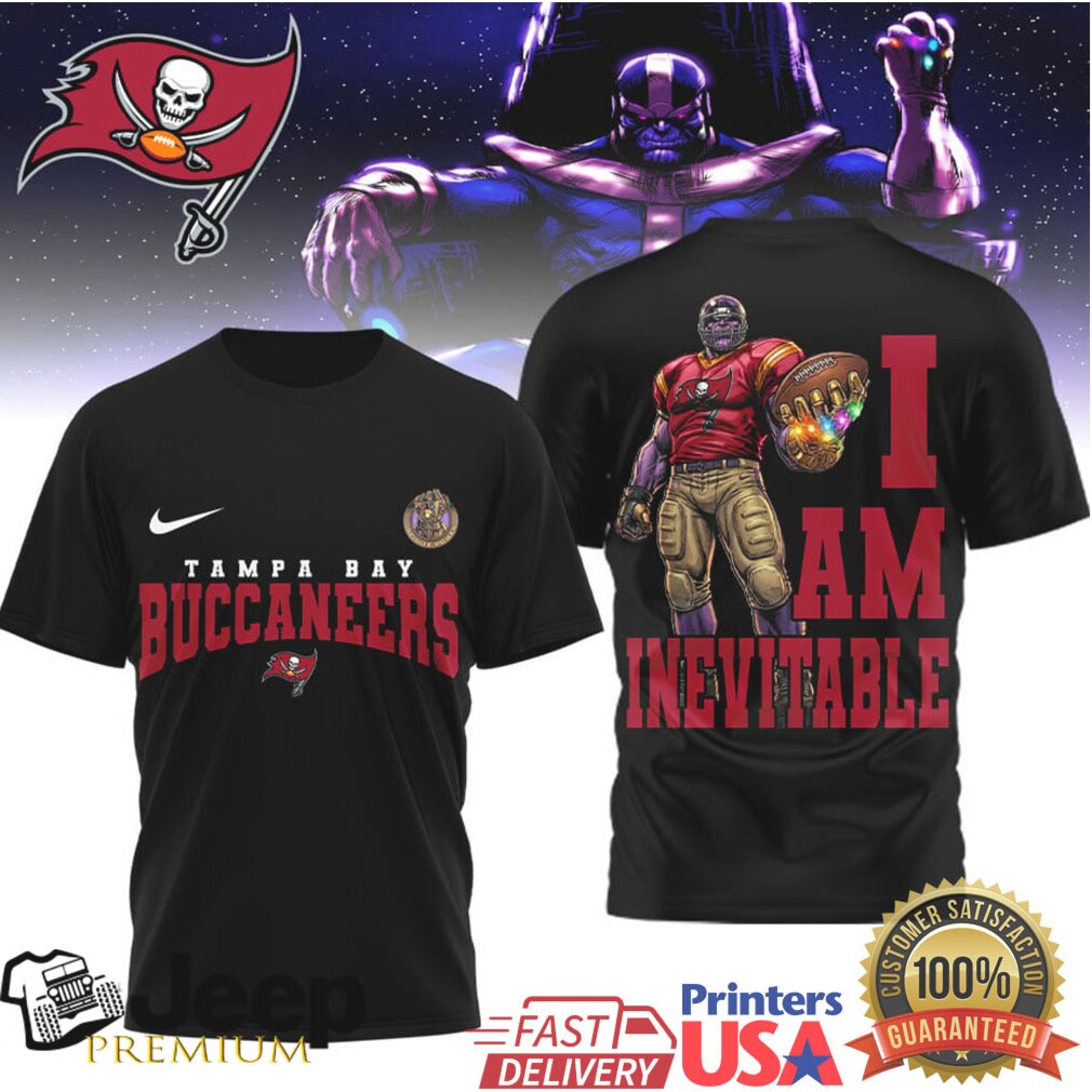 Tampa Bay Buccaneers Thanos Inevitable Tshirt Tampa Bay Buccaneers Thanos Inevitable Tshirt