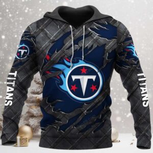 Tennessee Titans Black Metal 2026 Official Hoodie