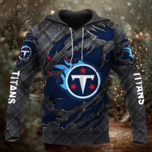 Tennessee Titans Black Metal 2026 Official Hoodie