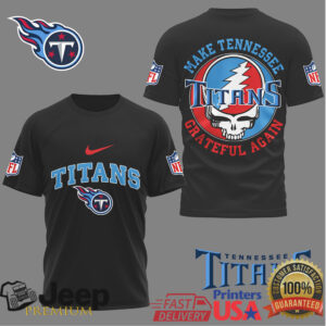 Tennessee Titans Make Tennessee Grateful Again Skull T Shirt Tennessee Titans Make Tennessee Grateful Again Skull T Shirt